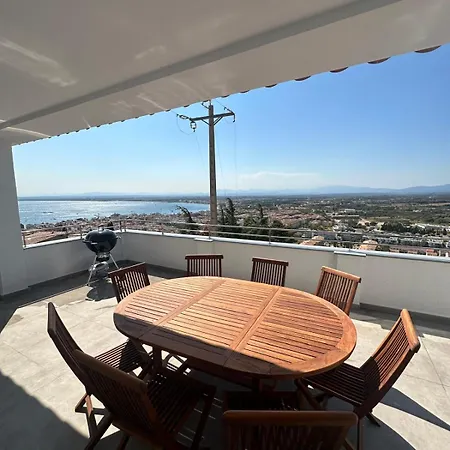 Casa Con Piscina Y Vistas Al Mar A Pies De Montana *