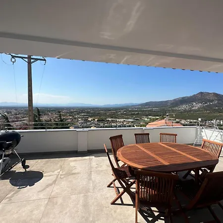 Casa Con Piscina Y Vistas Al Mar A Pies De Montana 펜션 *